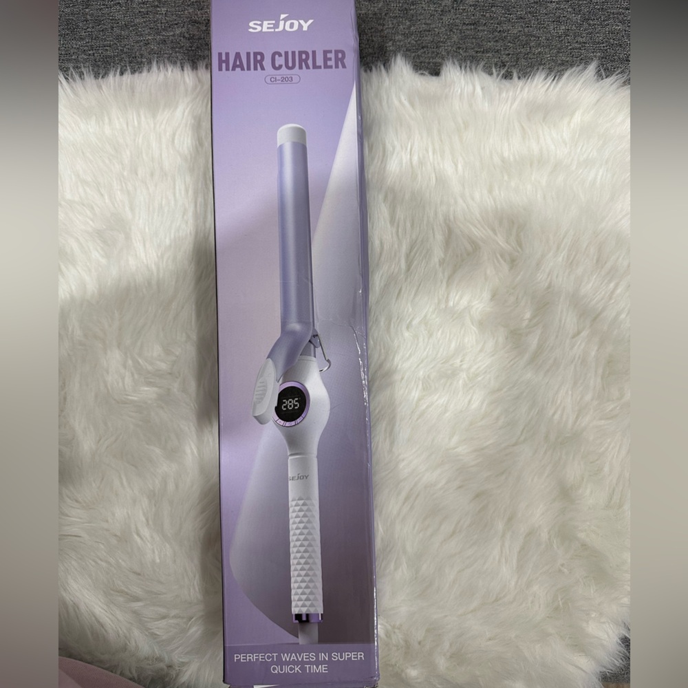 Sejoy Hair Curler in Purple - 22MM curls